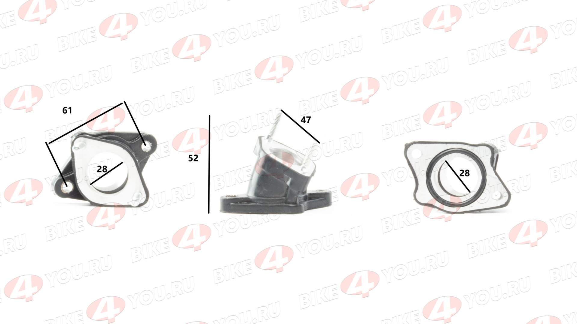 Патрубок карбюратора ATV ADVENTURE