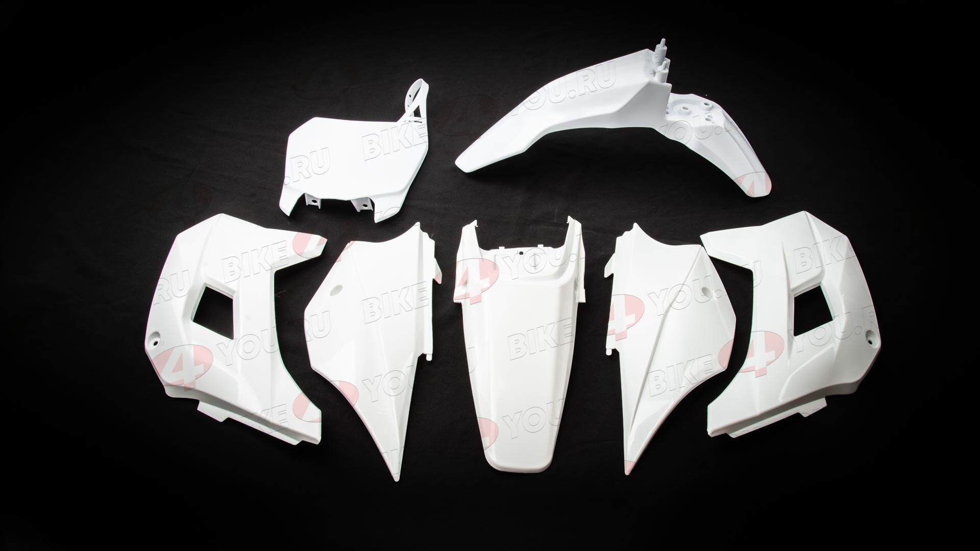 Пластик (полный копл.) №4 125сс (Kayo KRZ тип) белый