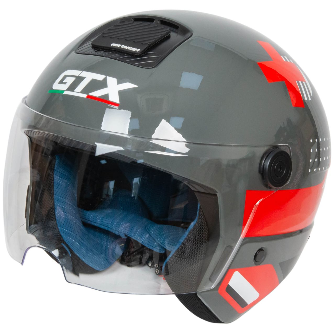 Шлем мото открытый GTX NE02 №1 (XL)